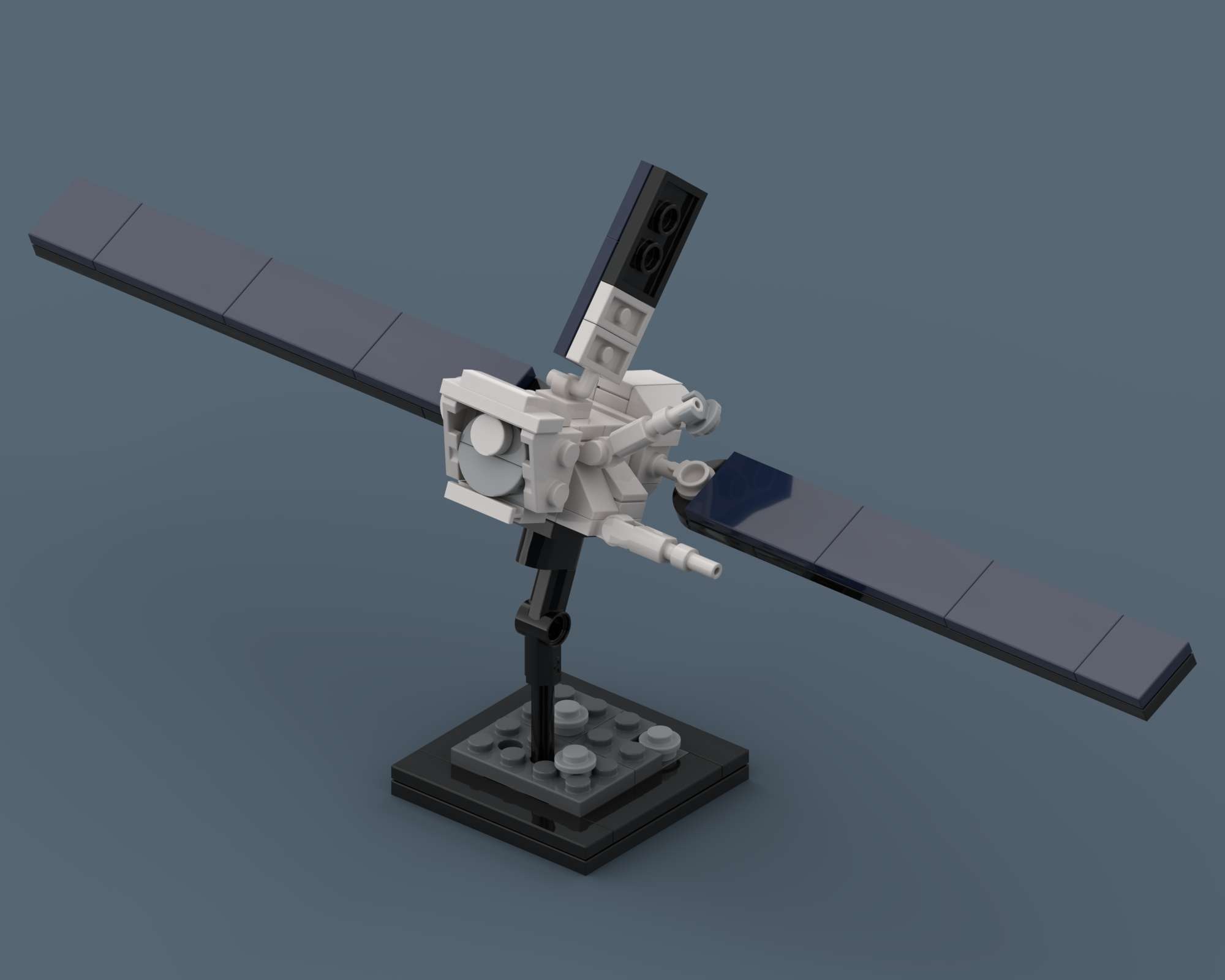BepiColombo - LEGO spacecraft Spaceflight MOC built from 91 Bricks, in scale 1:110