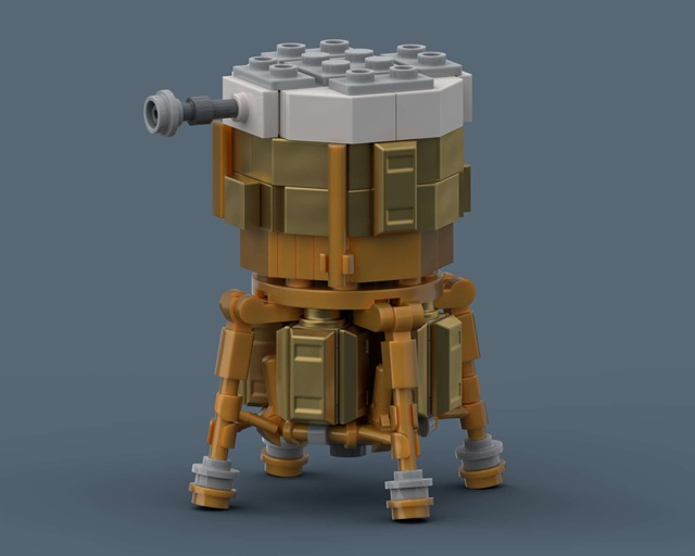 Blue Moon Mark 1 - LEGO spacecraft Spaceflight MOC built from 149 Bricks, in scale 1:110